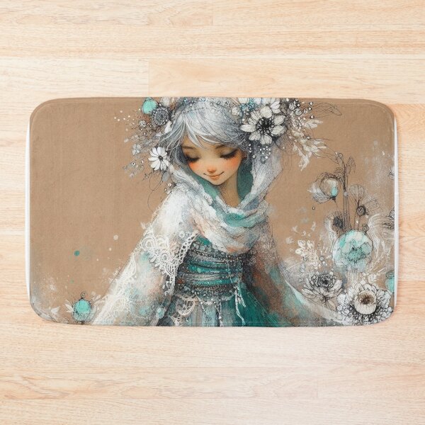 Item preview, Turquoise Girl designed and sold by Beyondnote-Art.