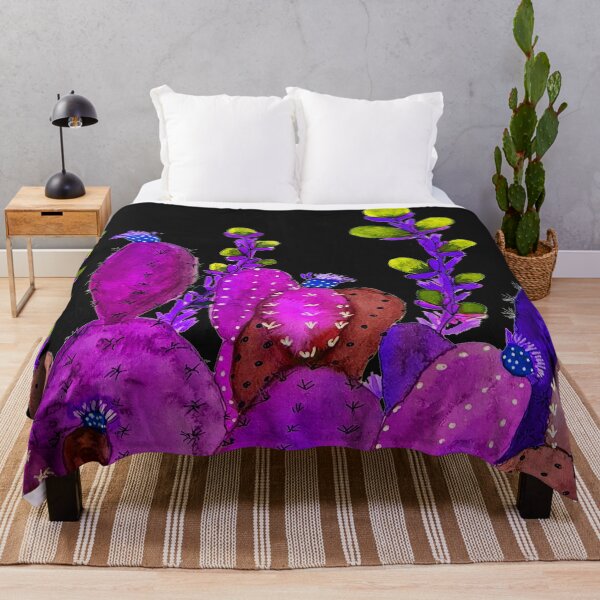 Item preview, Cactus garden in purples and pinks designed and sold by Jill Brooke.