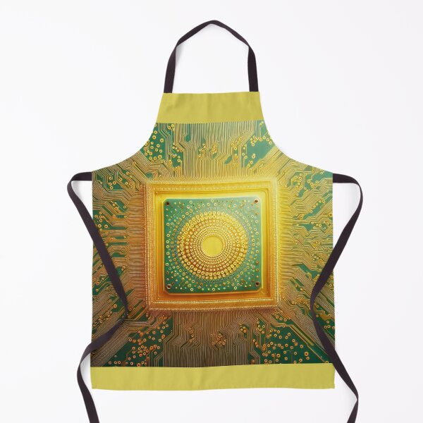 Item preview, Green Motherboard Fantasy Hardware print designed and sold by ArtUnova.