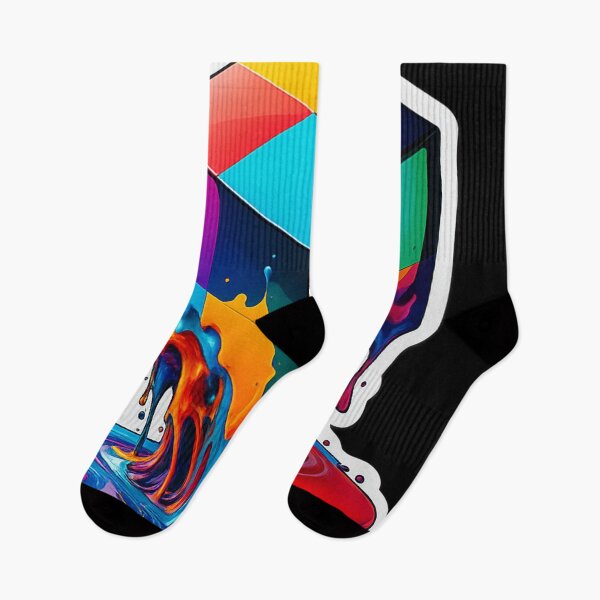 Item preview, Melting Rainbow Cube Art – Vibrant Abstract Geometric Drip Design with Colorful Liquid Swirl, Trippy Psychedelic Modern Pop Surrealism designed and sold by AnTartstudios.