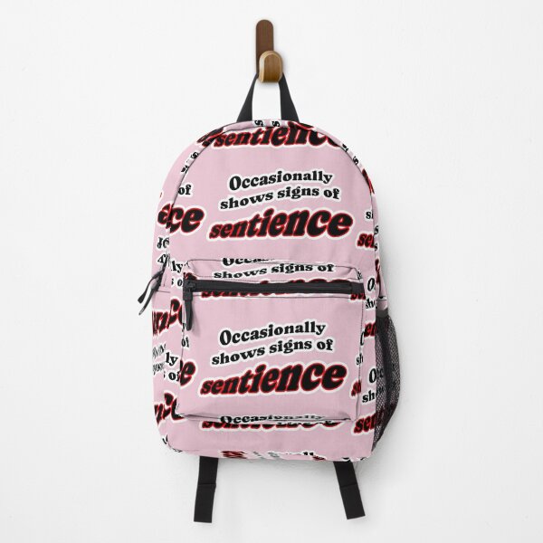 Item preview, Occasionally shows signs of sentience, pink background designed and sold by mntimg.