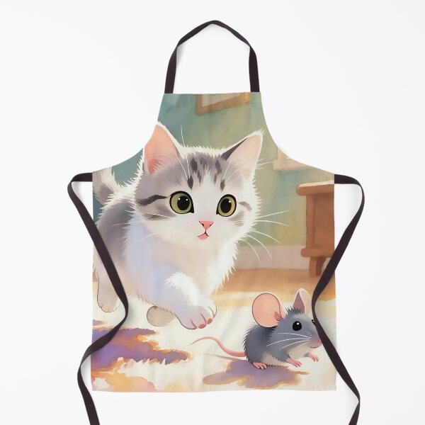 Item preview, A cute kitten chasing a mouse. designed and sold by Nomad-Maynard.