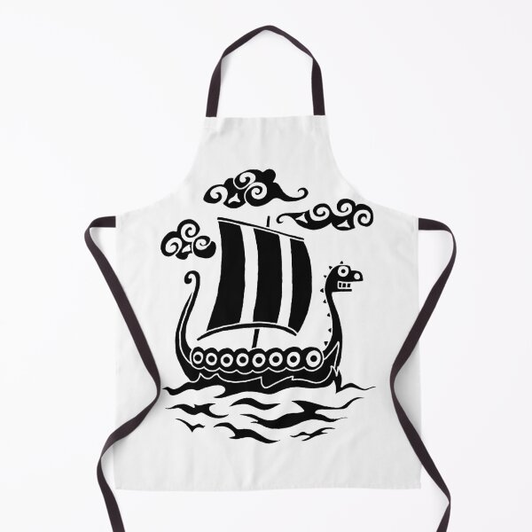 Item preview, Funny Viking longship (black) designed and sold by Lagueny.