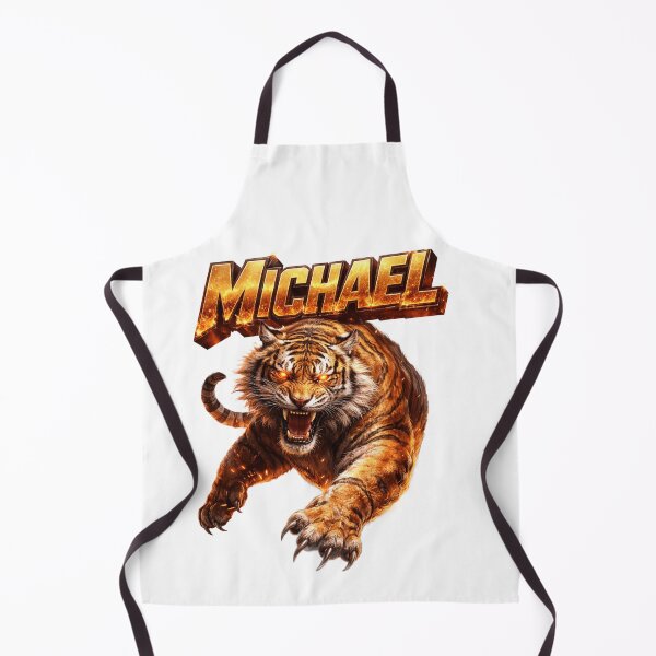 Item preview, Michael Year of the Tiger Eastern Zodiac Tiger Power Strength Design designed and sold by AlexLineArt.