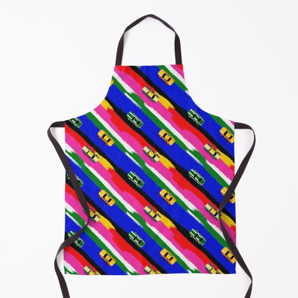 Item preview, Colorful Diagonal Racecar Stripe Pattern designed and sold by bubblegoth.