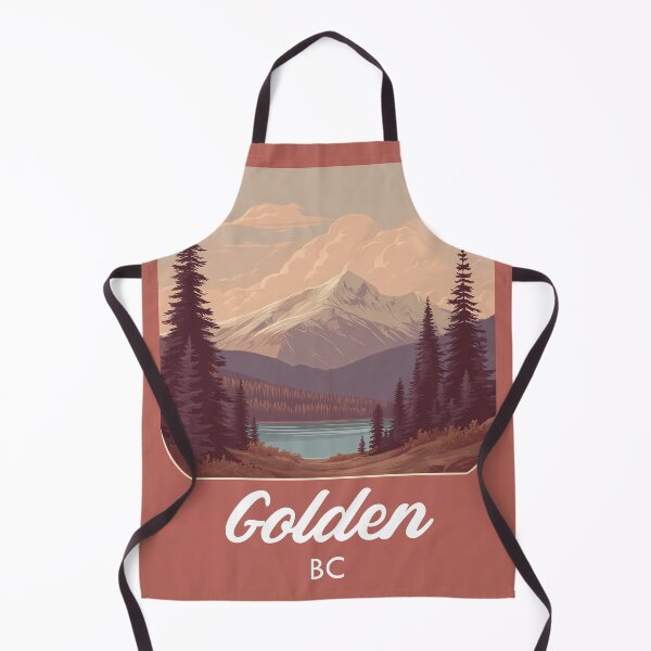 Item preview, Golden British Columbia, Rocky Mountain Lake & Meadow Landscape BC designed and sold by meganohm.