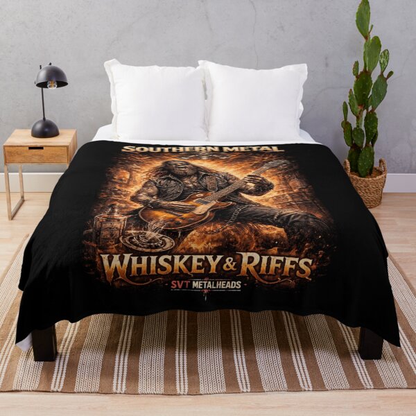 Item preview, SVT Metalheads – Southern Metal | Whiskey & Riffs Guitar Legend designed and sold by SEVERTREND APPAREL .