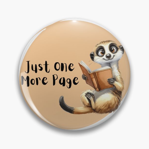 Item preview, Just One More Page - Meercat designed and sold by LDesignAUS.