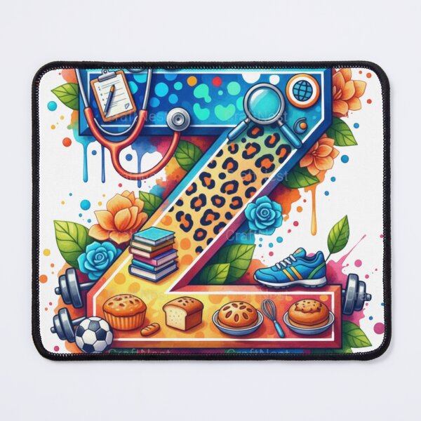 Item preview, Alphabet Fusion Art – Letter Z (A–Z Collection) designed and sold by buycostarica.