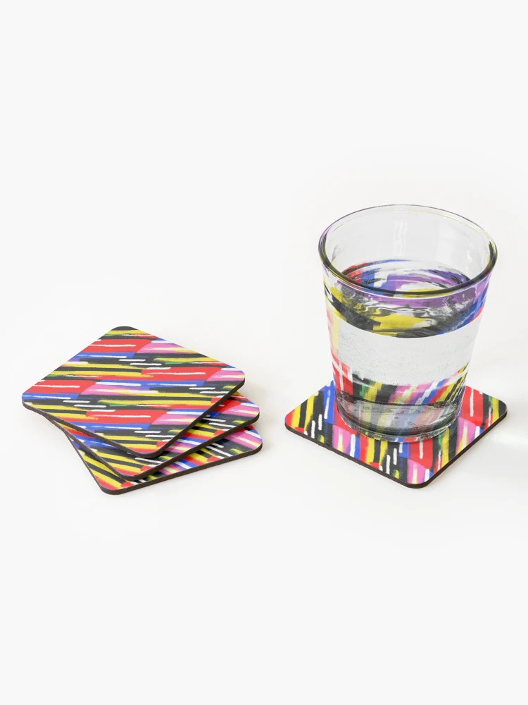 Thumbnail 2 of 5, Coasters (Set of 4), Pattern designed and sold by bubblegoth.