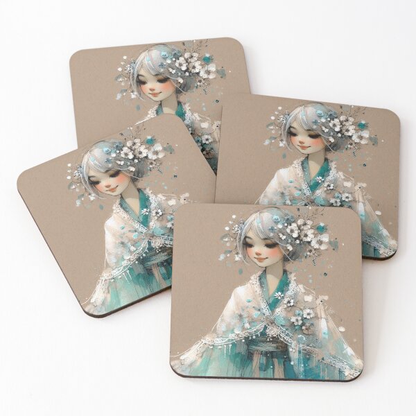 Item preview, Turquoise Girl designed and sold by Beyondnote-Art.