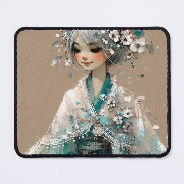 Item preview, Turquoise Girl designed and sold by Beyondnote-Art.