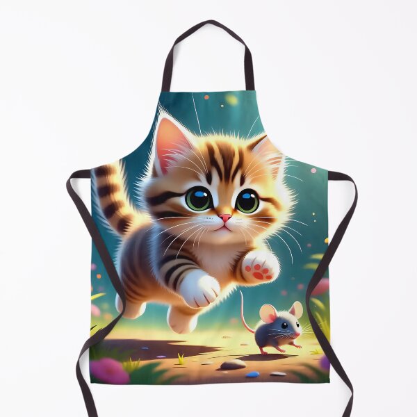 Item preview, A cute kitten chasing a mouse. designed and sold by Nomad-Maynard.