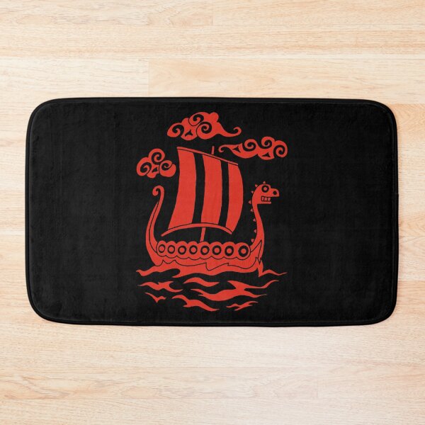Item preview, Funny Viking longship (red) designed and sold by Lagueny.