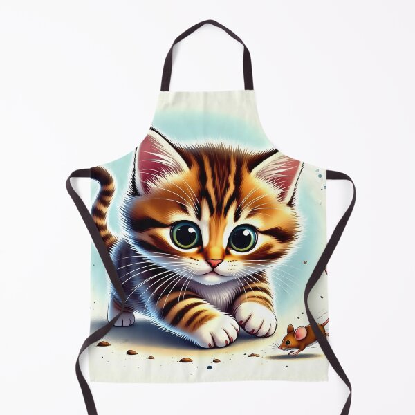 Item preview, A cute kitten chasing a mouse. designed and sold by Nomad-Maynard.