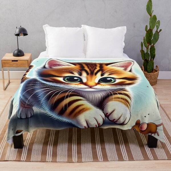 Item preview, A cute kitten chasing a mouse.  designed and sold by Nomad-Maynard.