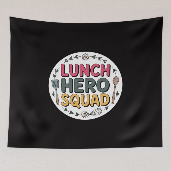 Item preview, School Lunch Hero Squad Cafeteria Workers designed and sold by sonlylya.
