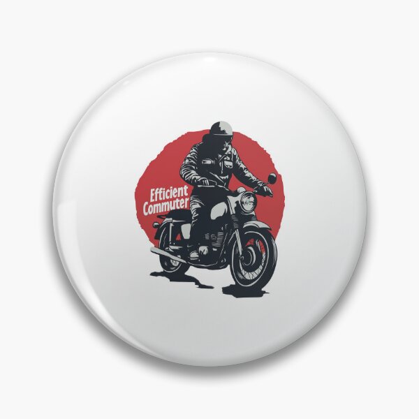 Item preview, Efficient Commuter Vintage Motorcycle Rider designed and sold by FWLKIT.