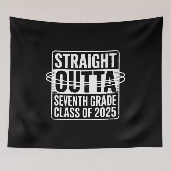 Item preview, Straight Outta 7th Grade Class of 2025 Graduation designed and sold by sonlylya.
