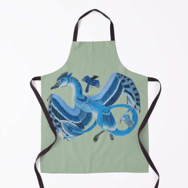 Item preview, Blue jay dragon in colored pencil designed and sold by WolfRaven Creations.