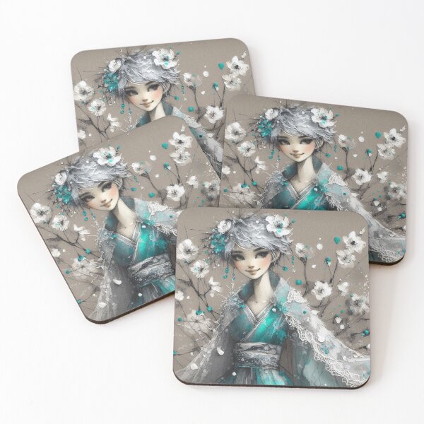 Item preview, Turquoise Girl designed and sold by Beyondnote-Art.