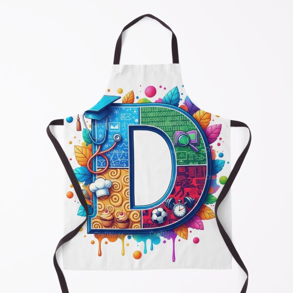 Item preview, Alphabet Fusion Art – Letter D (A–Z Collection) designed and sold by buycostarica.