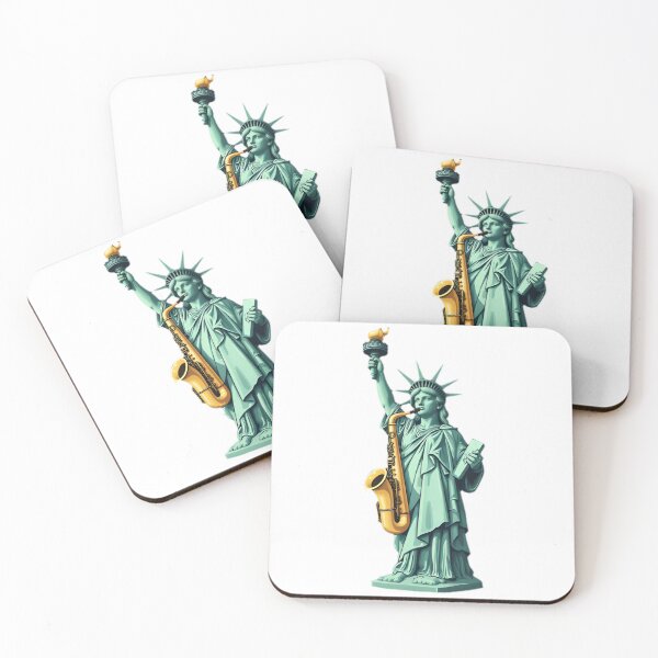 Item preview, Statue of Liberty Saxophone designed and sold by SunkenCost.