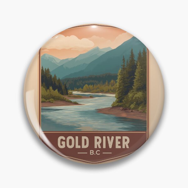 Item preview, Gold River British Columbia, Vancouver Island River & Forest Wilderness BC designed and sold by meganohm.