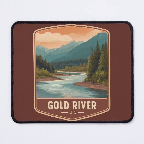 Item preview, Gold River British Columbia, Vancouver Island River & Forest Wilderness BC designed and sold by meganohm.