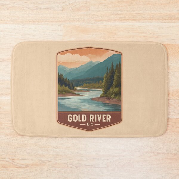 Item preview, Gold River British Columbia, Vancouver Island River & Forest Wilderness BC designed and sold by meganohm.