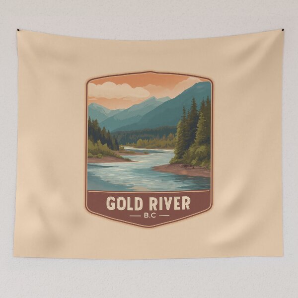 Item preview, Gold River British Columbia, Vancouver Island River & Forest Wilderness BC designed and sold by meganohm.