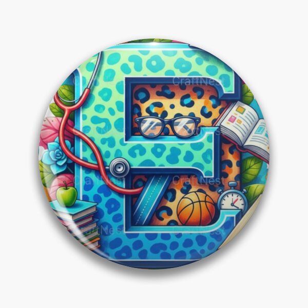 Item preview, Alphabet Fusion Art – Letter E (A–Z Collection) designed and sold by buycostarica.