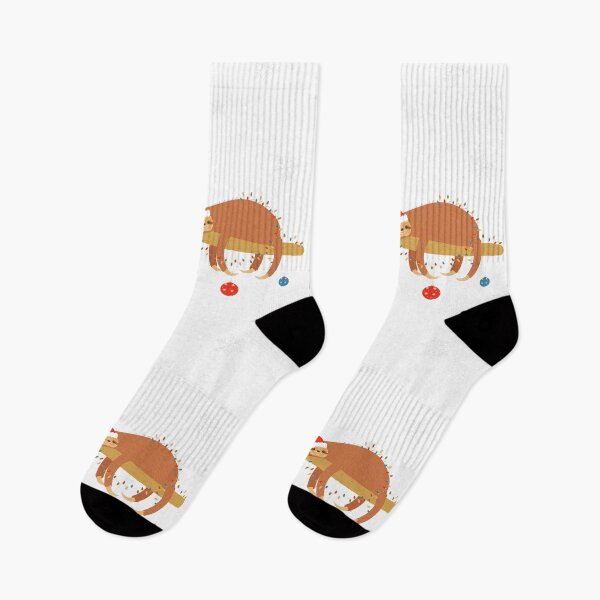 Item preview, Print with cute cartoon sloths. Merry Christmas. Surprises and gifts for family and friends. designed and sold by Natalia4321.