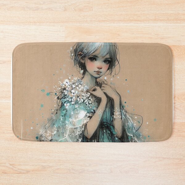 Item preview, Turquoise Girl designed and sold by Beyondnote-Art.