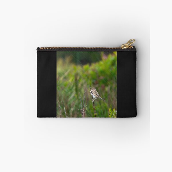 Item preview, Golden Crowned Kinglet perched in the rain designed and sold by lisavonbiela.