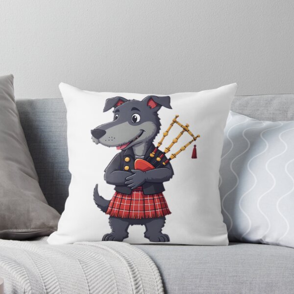 Item preview, Scottish Terrier en falda escocesa con gaita designed and sold by SunkenCost.