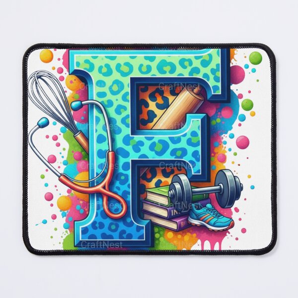 Item preview, Alphabet Fusion Art – Letter F (A–Z Collection) designed and sold by buycostarica.