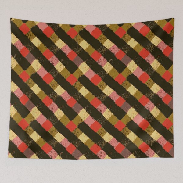 Item preview, Distressed Argyle Diamond Colorblock Pattern designed and sold by bubblegoth.