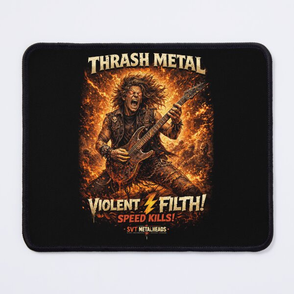 Item preview, SVT Metalheads – Thrash Metal | Violent & Filthy Speed Kills designed and sold by SEVERTREND APPAREL .