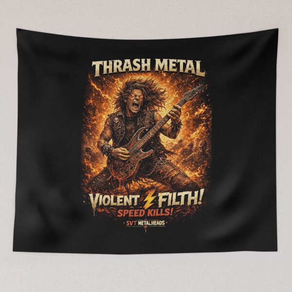 Item preview, SVT Metalheads – Thrash Metal | Violent & Filthy Speed Kills designed and sold by SEVERTREND APPAREL .