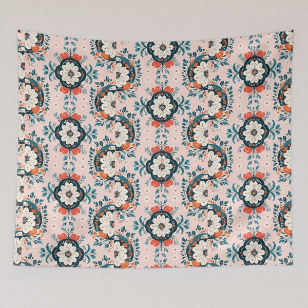 Item preview, Retro Wallpaper With a Floral Medallion designed and sold by KilianSzmid.