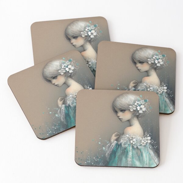 Item preview, Turquoise Girl designed and sold by Beyondnote-Art.
