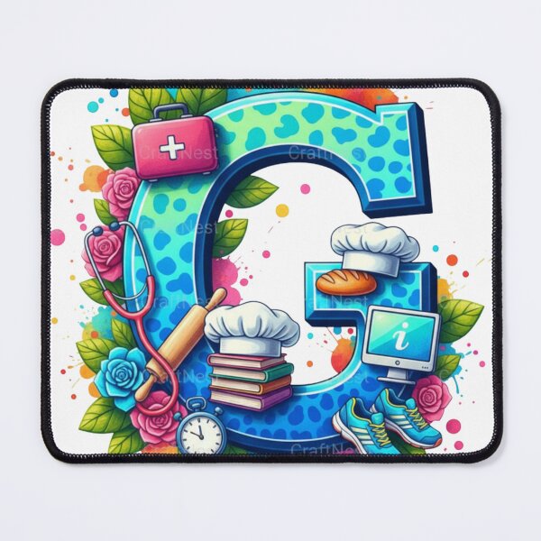 Item preview, Alphabet Fusion Art – Letter G (A–Z Collection) designed and sold by buycostarica.