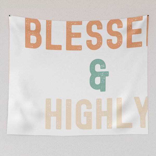 Item preview, Blessed & Highly Favored Christian art  designed and sold by WovenWordB.