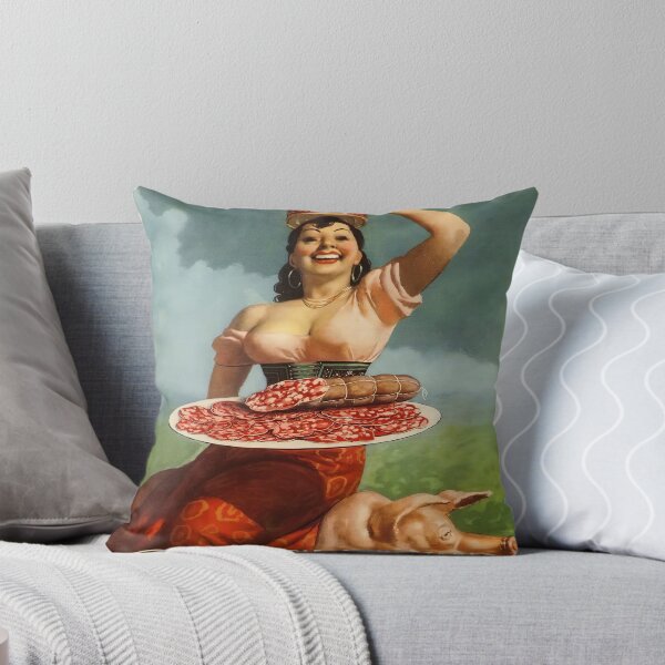 Item preview, Vintage Italian Salami and meats ad designed and sold by Glimmersmith.