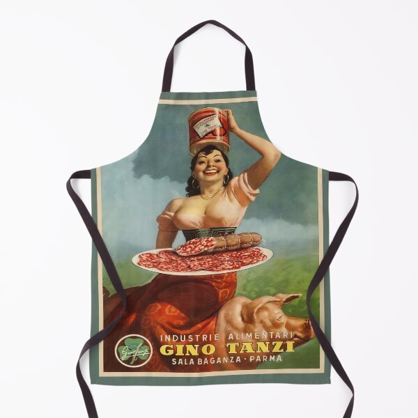Item preview, Vintage Italian Salami and meats ad designed and sold by Glimmersmith.