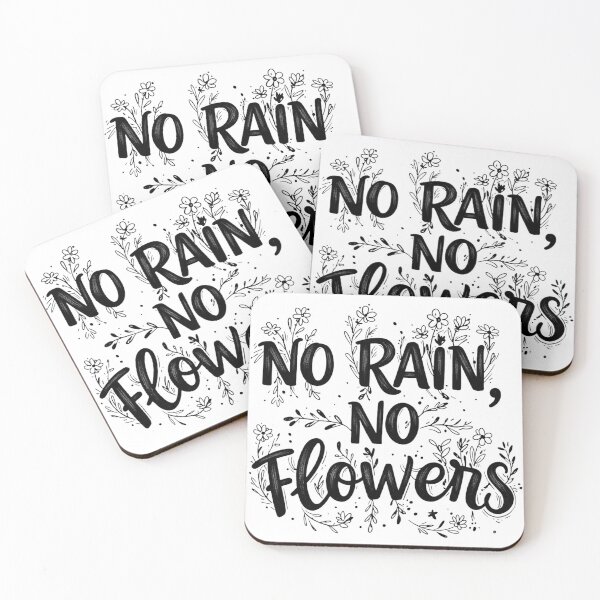 Item preview, No Rain, No Flowers designed and sold by EastEndTownie.