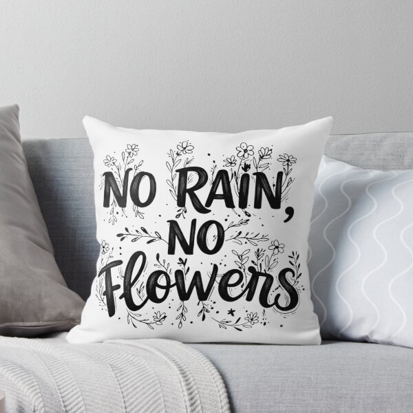 Item preview, No Rain, No Flowers designed and sold by EastEndTownie.