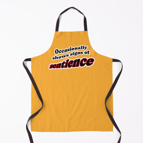Item preview, Occasionally shows signs of sentience, orange background designed and sold by mntimg.