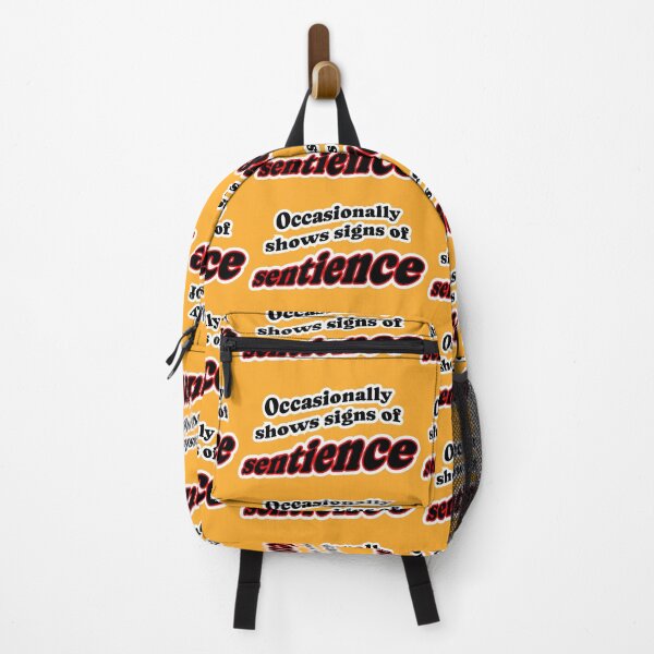 Item preview, Occasionally shows signs of sentience, orange background designed and sold by mntimg.